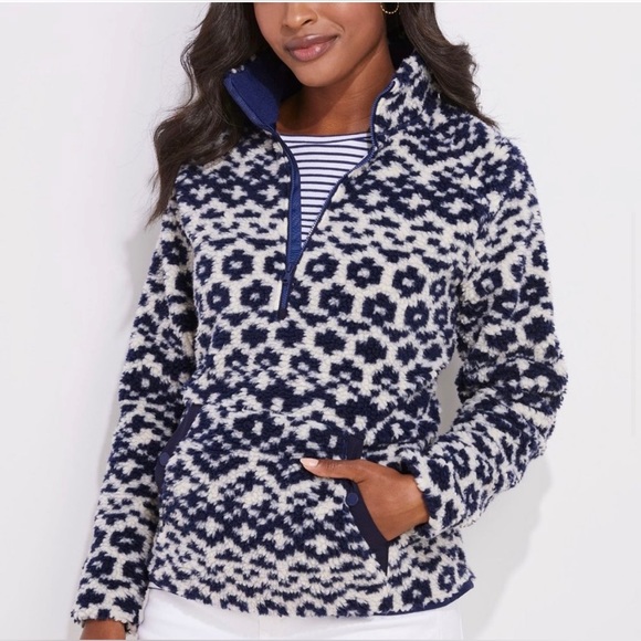 Vineyard Vines Sherpa Fair Isle Pullover. Size XL - oversized - Picture 3 of 9